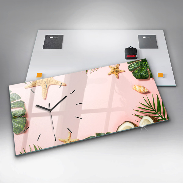 Horizontale Uhr mit motiv Sommerstimmung