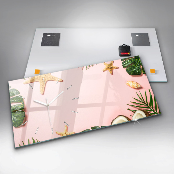 Horizontale Uhr mit motiv Sommerstimmung