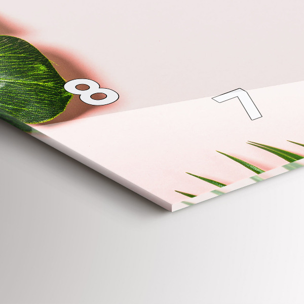 Horizontale Uhr mit motiv Sommerstimmung