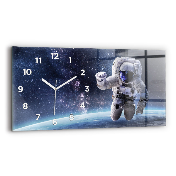Horizontale Uhr Astronaut