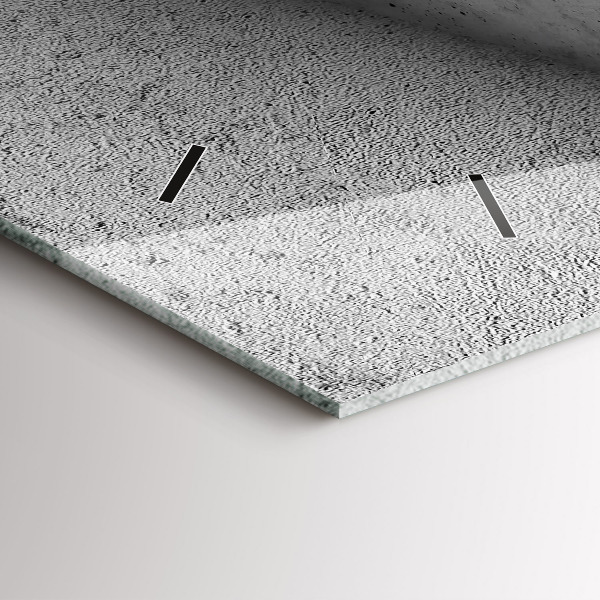 Horizontale Uhr mit motiv Abstrakte Dreiecke