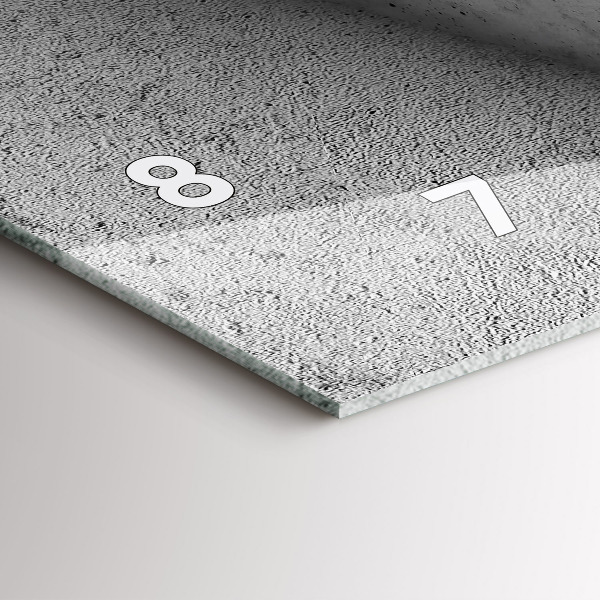 Horizontale Uhr mit motiv Abstrakte Dreiecke