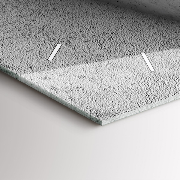 Horizontale Uhr mit motiv Abstrakte Dreiecke