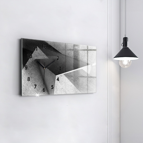 Horizontale Uhr mit motiv Abstrakte Dreiecke