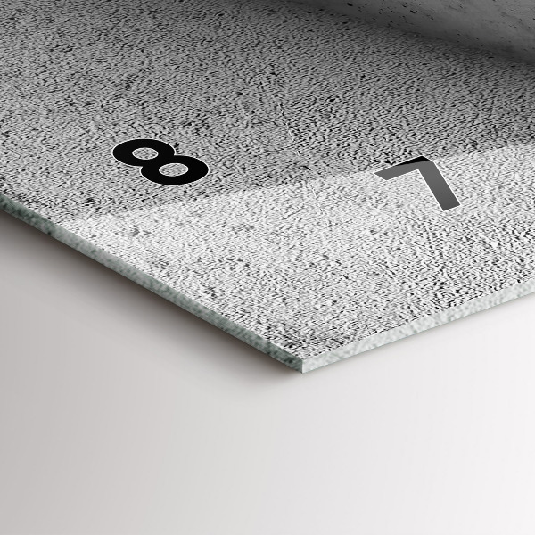 Horizontale Uhr mit motiv Abstrakte Dreiecke