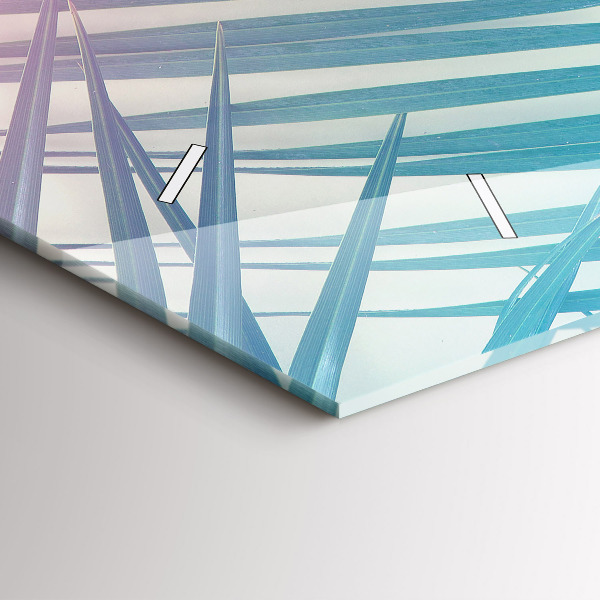 Horizontale Uhr Tropische Palme