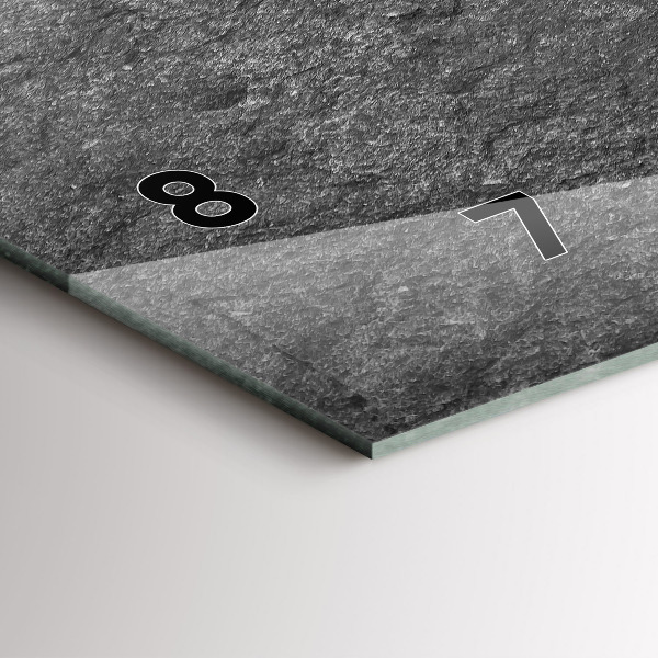 Horizontale Uhr Vulkanisches Gestein