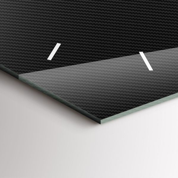 Horizontale Uhr Dunkles Abstraktes