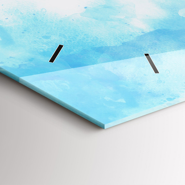 Horizontale Uhr Gemalte Flecken