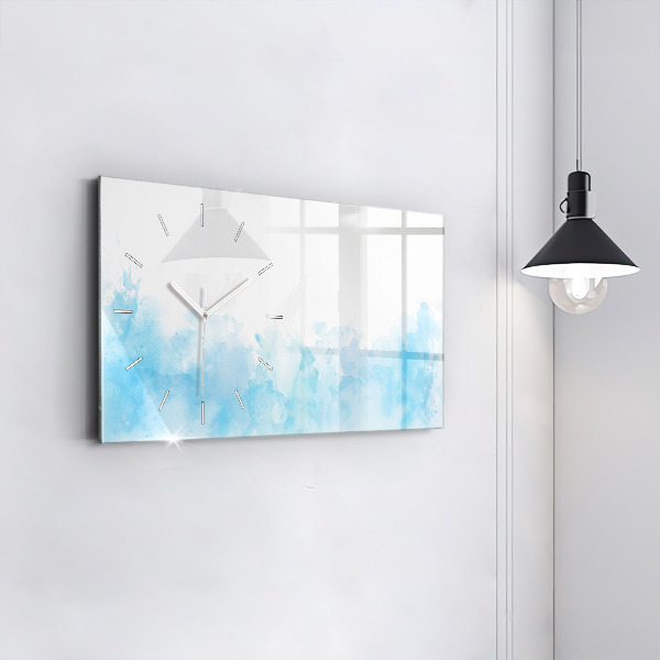 Horizontale Uhr Gemalte Flecken