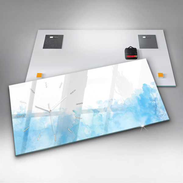 Horizontale Uhr Gemalte Flecken