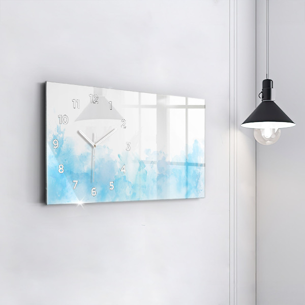 Horizontale Uhr Gemalte Flecken