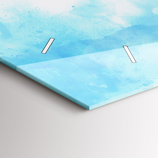 Horizontale Uhr Gemalte Flecken