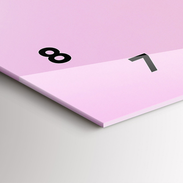 Horizontale Uhr Herz aus Blumen