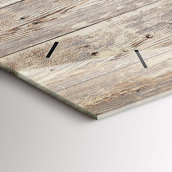 Horizontale Uhr Holztafeln