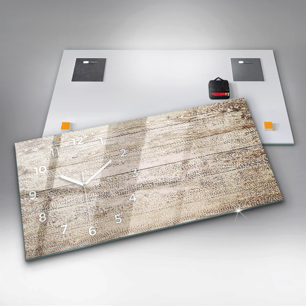 Horizontale Uhr Holztafeln