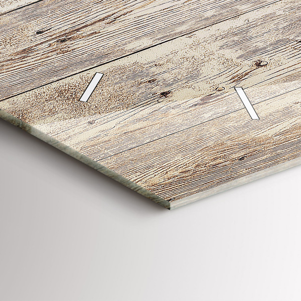 Horizontale Uhr Holztafeln