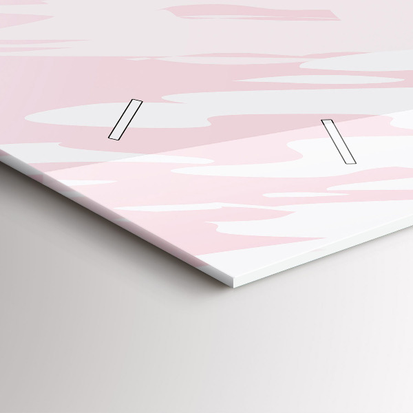 Horizontale Uhr mit motiv Pastell Abstraktion