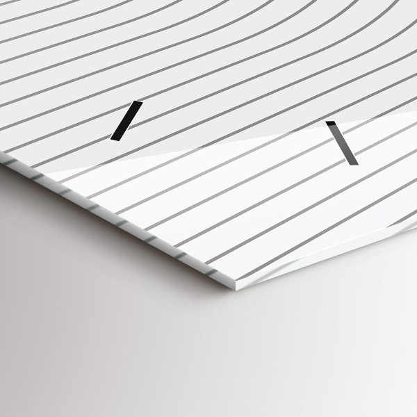 Horizontale Uhr Linien abstrakt