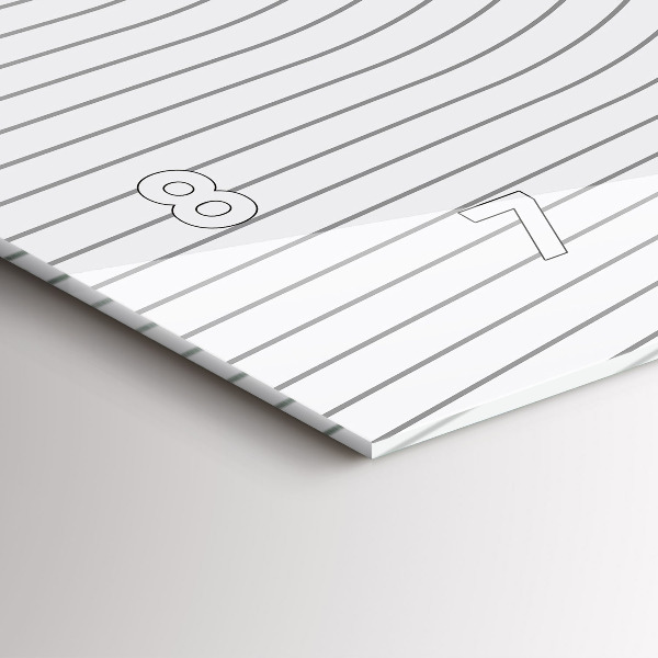 Horizontale Uhr Linien abstrakt