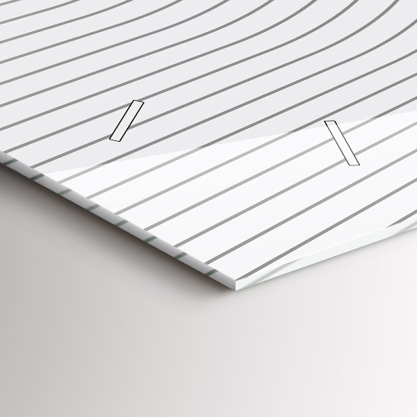 Horizontale Uhr Linien abstrakt