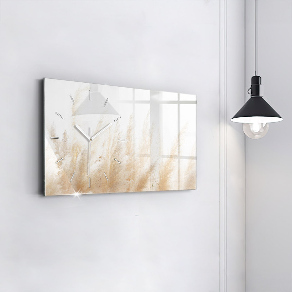 Horizontale Uhr Maserung abstrakt