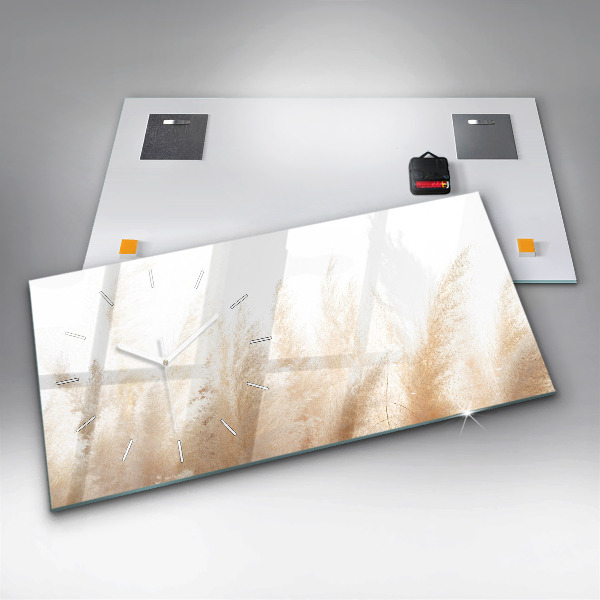 Horizontale Uhr Maserung abstrakt