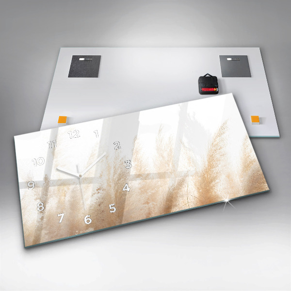 Horizontale Uhr Maserung abstrakt