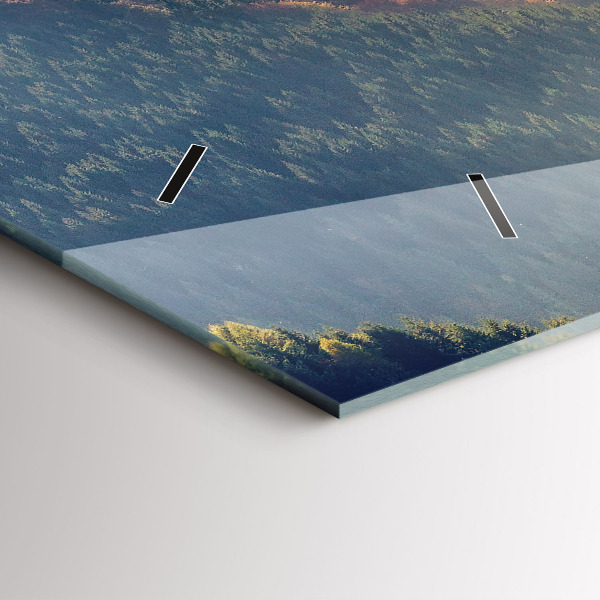 Horizontale Uhr Berglandschaft