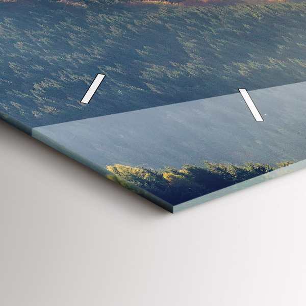 Horizontale Uhr Berglandschaft