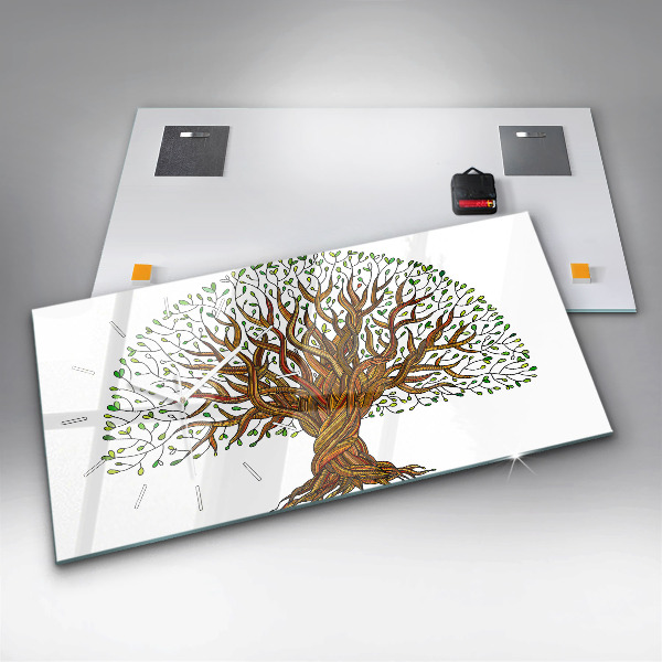 Horizontale Uhr Baumwurzeln