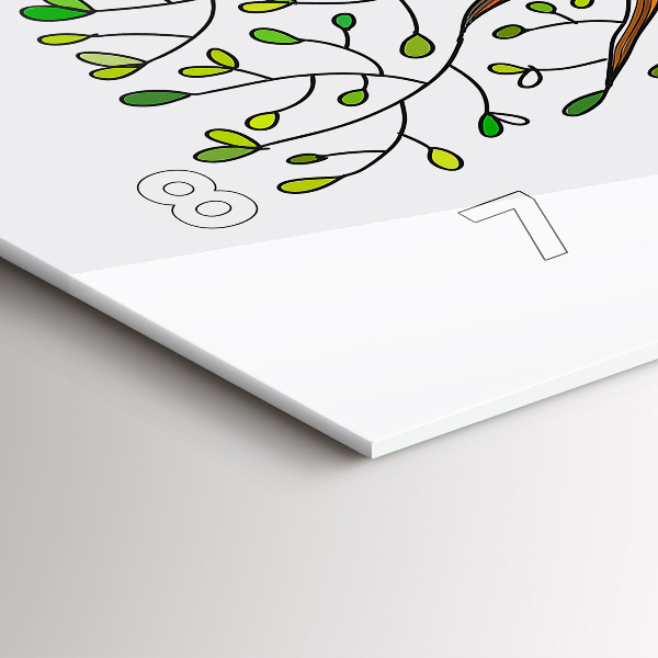 Horizontale Uhr Baumwurzeln