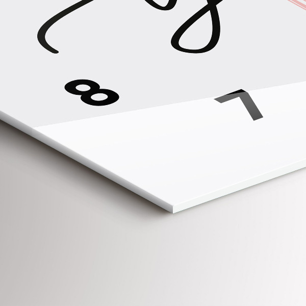 Horizontale Uhr Inschrift Sei du selbst