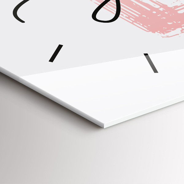 Horizontale Uhr Inschrift Liebe dich selbst