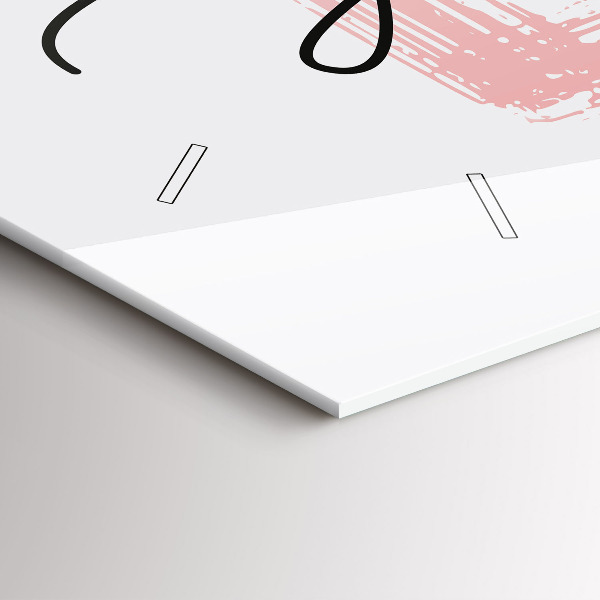 Horizontale Uhr Inschrift Liebe dich selbst