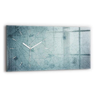 Horizontale Uhr mit motiv Vintage-Karte