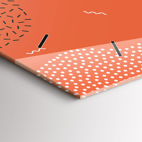 Horizontale Uhr mit motiv POP abstrakt