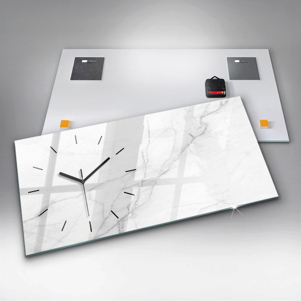 Horizontale Uhr Dekorativer Marmor