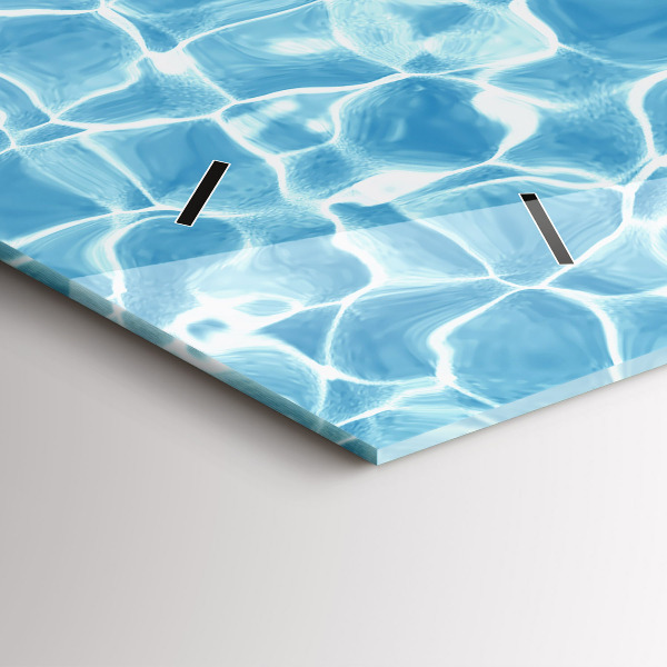 Horizontale Uhr mit motiv Aufblasbare Flamingos