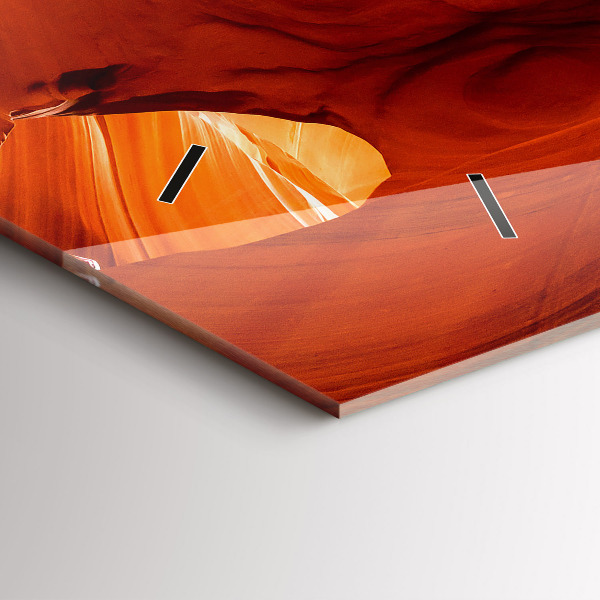 Horizontale Uhr Schlucht