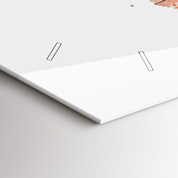 Horizontale Uhr Alte Ziegelsteinkarte