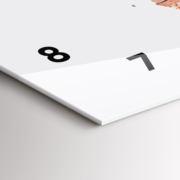 Horizontale Uhr Alte Ziegelsteinkarte