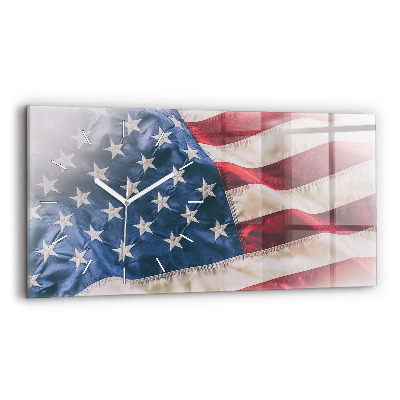 Horizontale Uhr Amerikanische Flagge