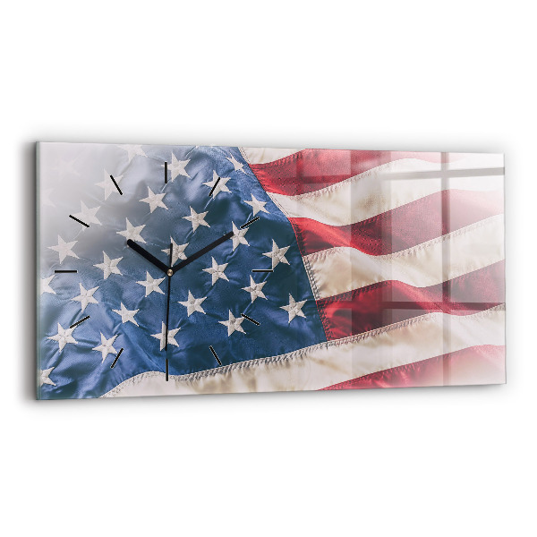 Horizontale Uhr Amerikanische Flagge
