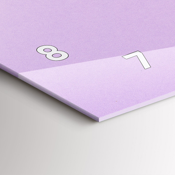 Horizontale Uhr mit motiv Pastellfarbenes Muster