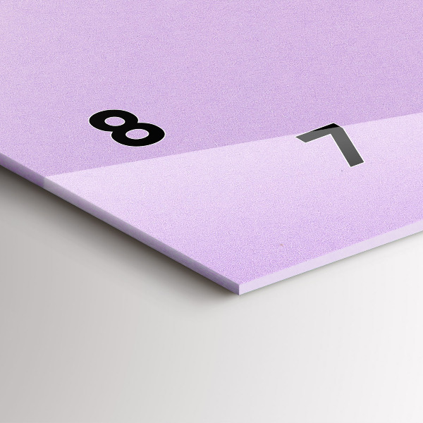 Horizontale Uhr mit motiv Pastellfarbenes Muster