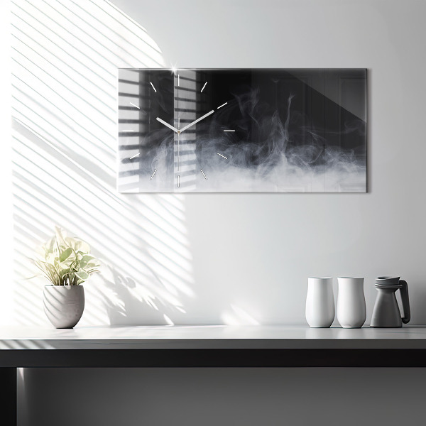 Horizontale Uhr Rauch
