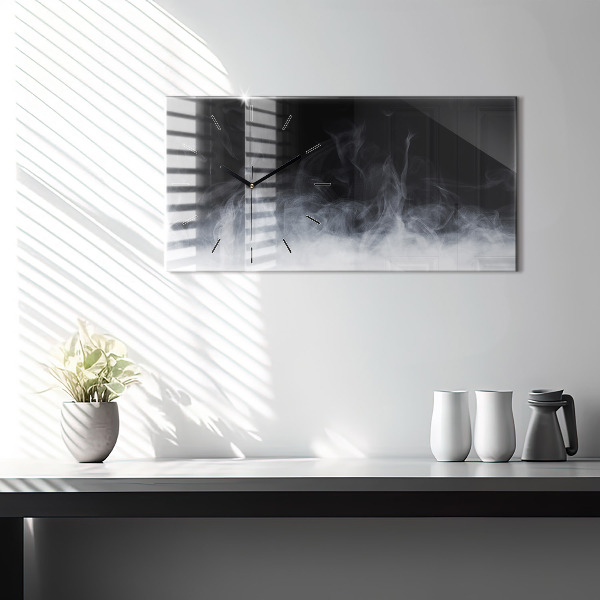 Horizontale Uhr Rauch