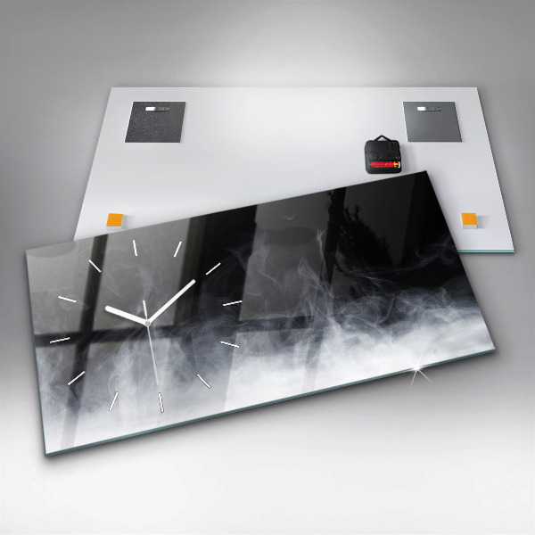 Horizontale Uhr Rauch