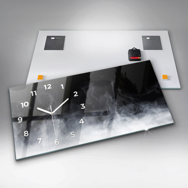 Horizontale Uhr Rauch